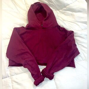 Talentless cropped hoodie